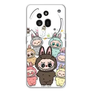 Чохол з принтом Лабубу для Nothing Phone (3a) Pro (Маленькі Лабубу)