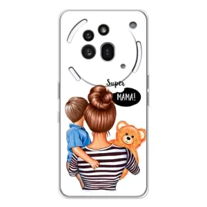 Чехлы для МАМЫ на Nothing Phone (3a) Pro (Мама и сын)