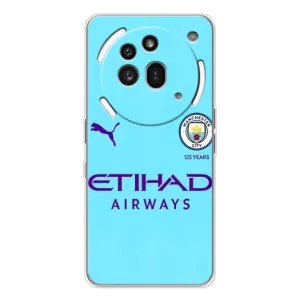 Силиконовые Чехлы принт Футбол на Nothing Phone (3a) Pro (Man City)