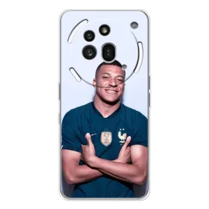Чехол (TPU) с Футболистом на Nothing Phone (3a) Pro (Мбаппешичка)