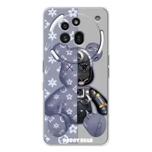 Силиконовый чехол для Nothing Phone (3a) Pro (Медведь Louis Vuitton)