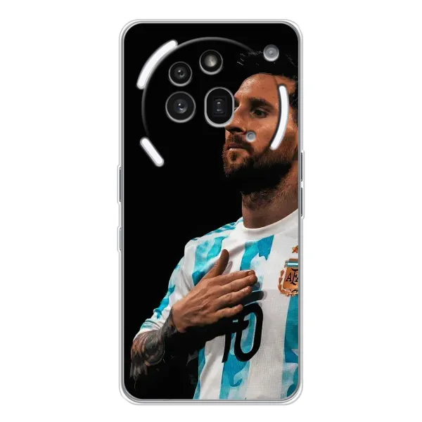 Чехол с рисунком «Месси Капитан» для Nothing Phone (3a) Pro Чехол с рисунком «Месси Капитан» для Nothing Phone (3a) Pro