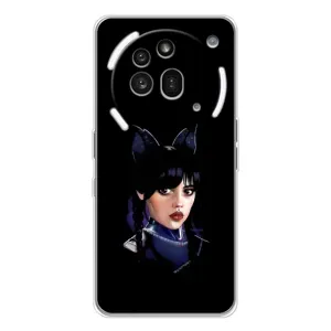 Чехлы с принтом Уэнсдей на Nothing Phone (3a) Pro (Милая Уэнсдей)