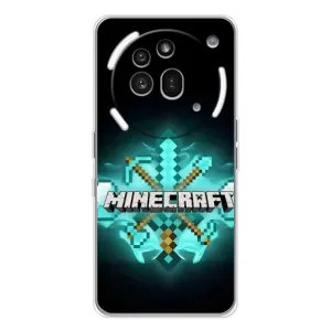 Чехол майнкрафт для Nothing Phone (3a) Pro (MineCraft 2)
