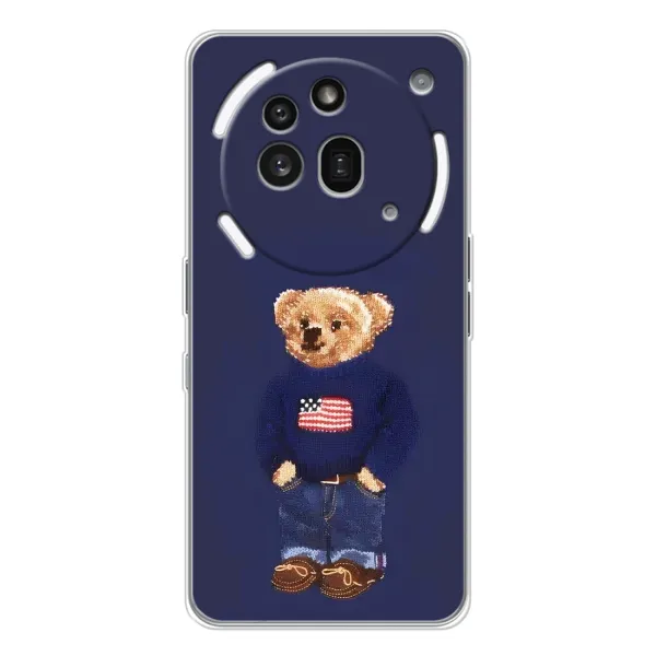 Чехол с рисунком «Мишка USA» для Nothing Phone (3a) Pro