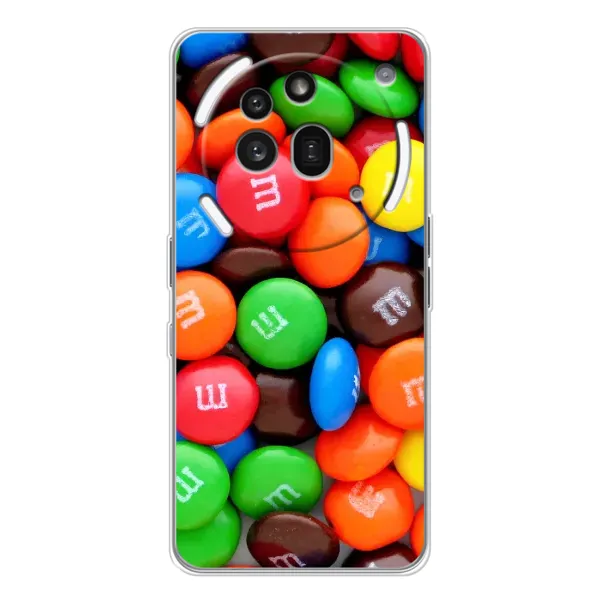 Чехол с рисунком «Разноцветные M&M'S» для Nothing Phone (3a) Pro Чехол с рисунком «Разноцветные M&M'S» для Nothing Phone (3a) Pro