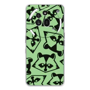 Силіконовий Чохол з Энотами на Nothing Phone (3a) Pro (Мордочки Єнота)