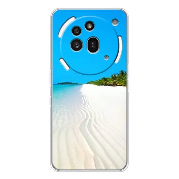 Чехол с рисунком «Море песок» для Nothing Phone (3a) Pro Чехол с рисунком «Море песок» для Nothing Phone (3a) Pro
