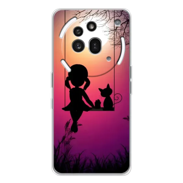 Чехол с рисунком «На качели» для Nothing Phone (3a) Pro Чехол с рисунком «На качели» для Nothing Phone (3a) Pro