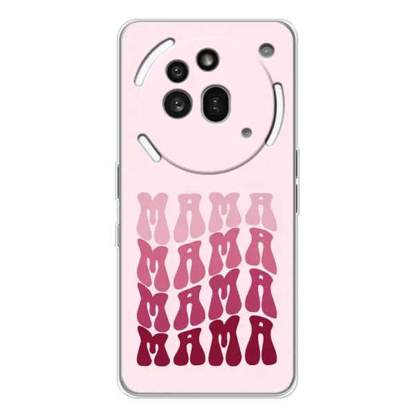 Чехол с рисунком «Надпись мама» для Nothing Phone (3a) Pro Чехол с рисунком «Надпись мама» для Nothing Phone (3a) Pro