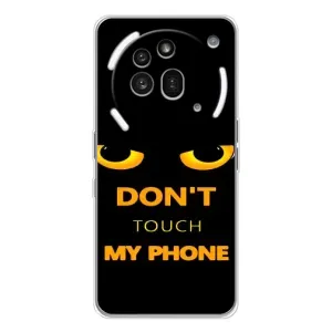 Чехол с Прикольным принтом на Nothing Phone (3a) Pro (Не трогай мой телефон)