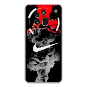 Силіконовый Чохол на Nothing Phone (3a) Pro з картинкою НАЙК (Nike дим)