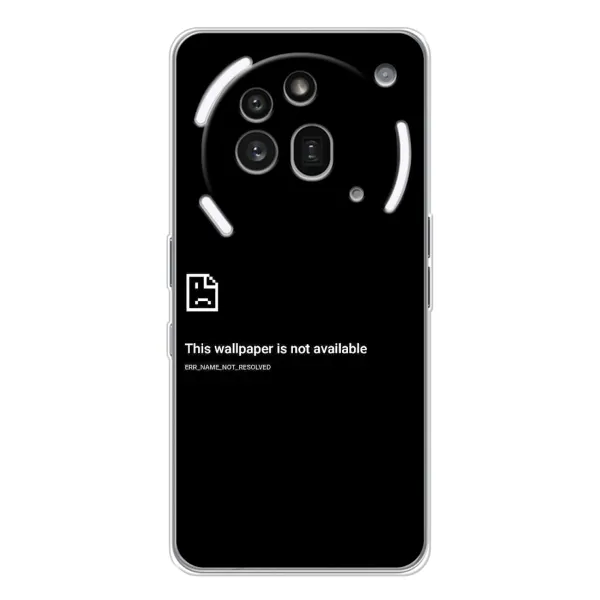 Чехол с рисунком «Ошибка» для Nothing Phone (3a) Pro Чехол с рисунком «Ошибка» для Nothing Phone (3a) Pro