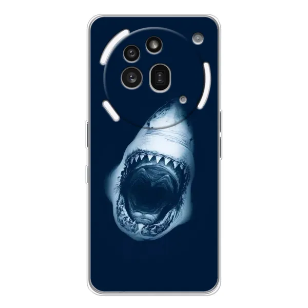 Чехол с рисунком «Пасть Акулы» для Nothing Phone (3a) Pro Чехол с рисунком «Пасть Акулы» для Nothing Phone (3a) Pro
