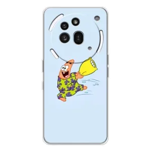 Чехлы с Патриком на Nothing Phone (3a) Pro (Патрик с подушкой)