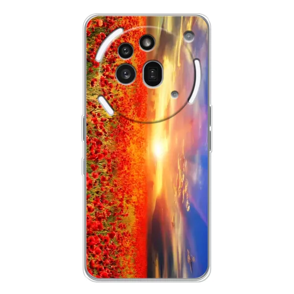 Чехол с рисунком «Поле тюльпанов» для Nothing Phone (3a) Pro Чехол с рисунком «Поле тюльпанов» для Nothing Phone (3a) Pro