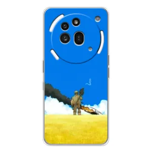 Чехлы на военную тематику для Nothing Phone (3a) Pro (Попадание)