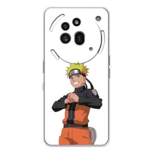 Чохли з принтом НАРУТО на Nothing Phone (3a) Pro (Веселий Наруто)