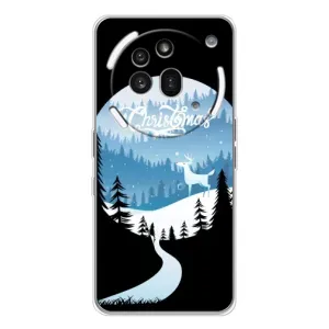 Силіконовий бампер на різдво для Nothing Phone (3a) Pro (Різдвяний Олень)