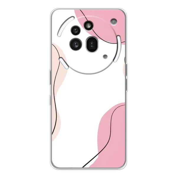 Чехол с рисунком «Розовый фон» для Nothing Phone (3a) Pro Чехол с рисунком «Розовый фон» для Nothing Phone (3a) Pro