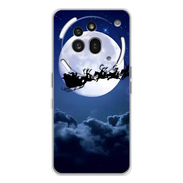 Чехол с рисунком «Санта - луна» для Nothing Phone (3a) Pro Чехол с рисунком «Санта - луна» для Nothing Phone (3a) Pro