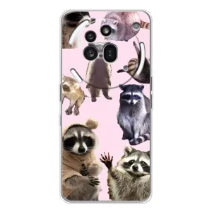 Силіконовий Чохол з Энотами на Nothing Phone (3a) Pro (Смішні Єноти)