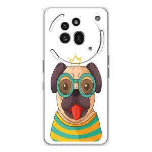 Бампер для Nothing Phone (3a) Pro з картинкою "Песики" (Собака Король)