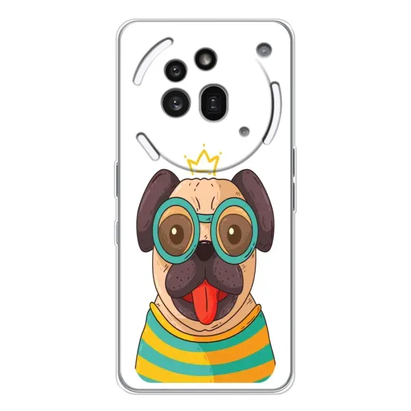 Чехол с рисунком «Собака Король» для Nothing Phone (3a) Pro Чехол с рисунком «Собака Король» для Nothing Phone (3a) Pro