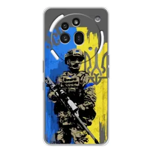 Чохли з принтом (Воїни ЗСУ) для  Nothing Phone (3a) Pro (Солдат ЗСУ)