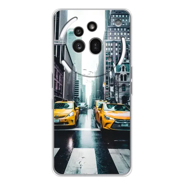 Чехол с рисунком «Такси» для Nothing Phone (3a) Pro Чехол с рисунком «Такси» для Nothing Phone (3a) Pro