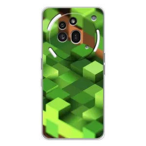 Чехлы для Nothing Phone (3a) Pro (Персонажи Майн Крафт) (Текстура)