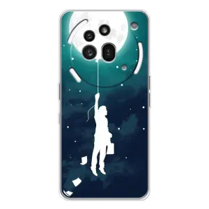 Чехол (ТПУ) с планетами на Nothing Phone (3a) Pro (To The moon)