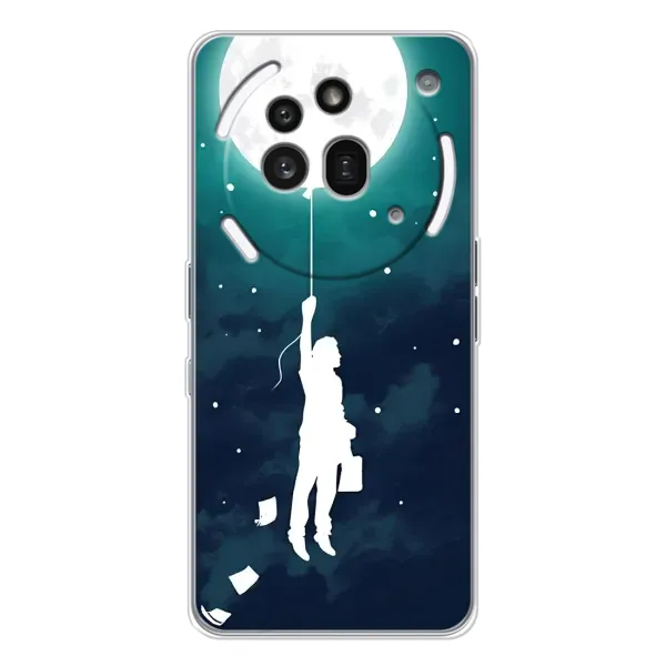 Чехол с рисунком «To The moon» для Nothing Phone (3a) Pro Чехол с рисунком «To The moon» для Nothing Phone (3a) Pro