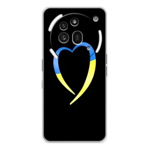 Силиконовый Чехол на Nothing Phone (3a) Pro (Я-Украина) (Украинское сердце)