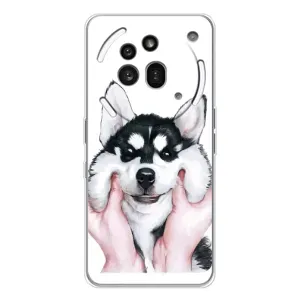 Бампер для Nothing Phone (3a) Pro з картинкою "Песики" (Собака Хаскі)