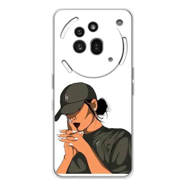 Чехол с рисунком «В зеленом» для Nothing Phone (3a) Pro Чехол с рисунком «В зеленом» для Nothing Phone (3a) Pro
