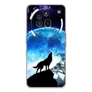 Чохол з Вовком на Nothing Phone (3a) Pro (Виє на місяць)