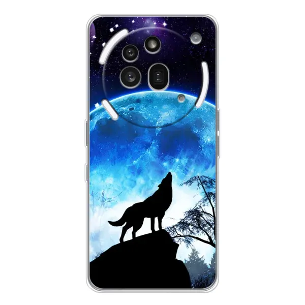 Чехол с рисунком «Воет на луну» для Nothing Phone (3a) Pro Чехол с рисунком «Воет на луну» для Nothing Phone (3a) Pro
