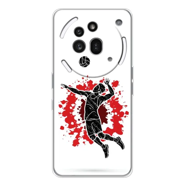 Чехол с рисунком «Волейболист» для Nothing Phone (3a) Pro Чехол с рисунком «Волейболист» для Nothing Phone (3a) Pro