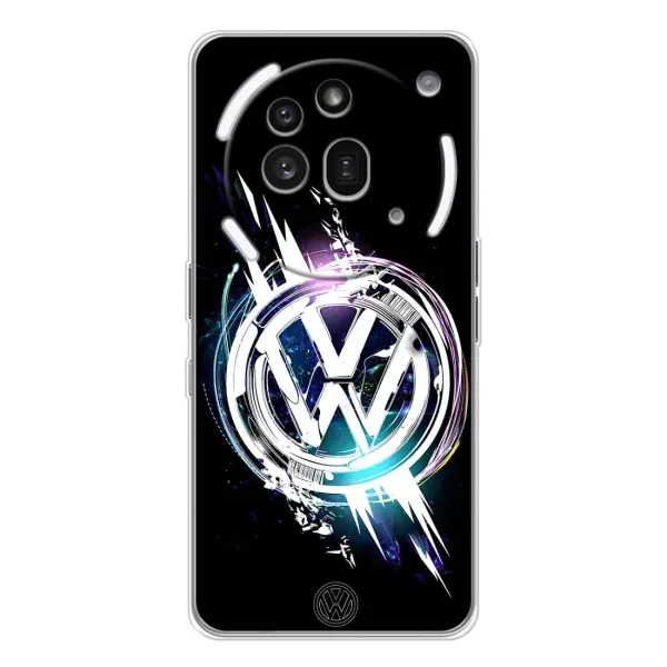 Чехол с рисунком «Volkswagen на черном» для Nothing Phone (3a) Pro Чехол с рисунком «Volkswagen на черном» для Nothing Phone (3a) Pro
