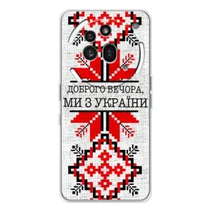 Силиконовый Чехол на Nothing Phone (3a) Pro (Вышиванка Доброго вечера)