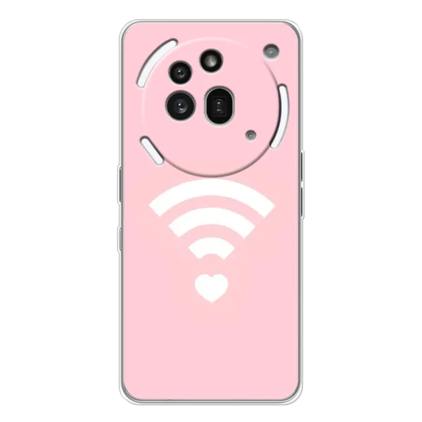 Чехол с рисунком «WiFi Love» для Nothing Phone (3a) Pro Чехол с рисунком «WiFi Love» для Nothing Phone (3a) Pro