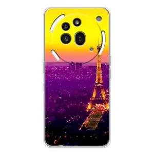 Чехол с Эйфелевой башней на Nothing Phone (3a) Pro (Яркая башня)