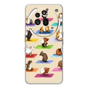 Чехол с Прикольным принтом на Nothing Phone (3a) Pro (Ёга свинок)