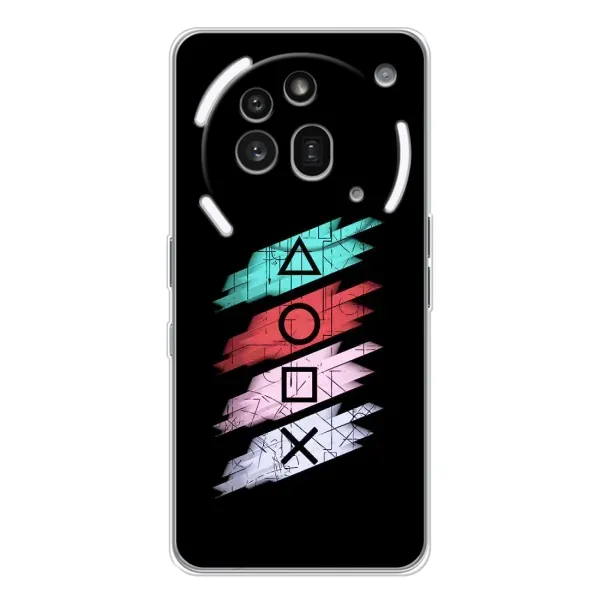Чехол с рисунком «Значки Sony» для Nothing Phone (3a) Pro Чехол с рисунком «Значки Sony» для Nothing Phone (3a) Pro
