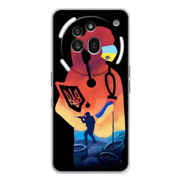 Чехол с рисунком «ЗСУ Врач» для Nothing Phone (3a) Pro