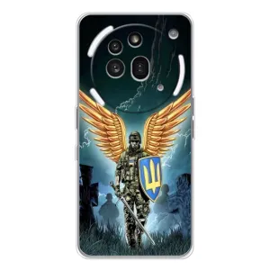 Патріотичний Чохол для Nothing Phone (3a) Pro (ЗСУ з крильми)