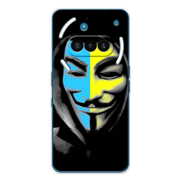 Чехол с рисунком «Анонимус патриот» для Nothing Phone (3a) Чехол с рисунком «Анонимус патриот» для Nothing Phone (3a)