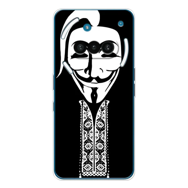 Чехол с рисунком «Анонимус» для Nothing Phone (3a)