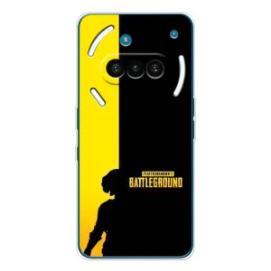 Чохол (TPU) з картинкою "Лого Пабг" на Натинг Фон (3а) (Battlegrounds)
